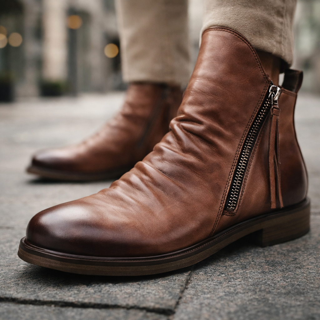 Classic Leather Chelsea Boots