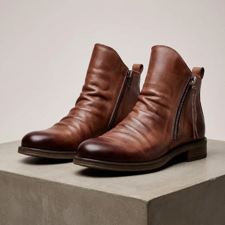 Classic Leather Chelsea Boots