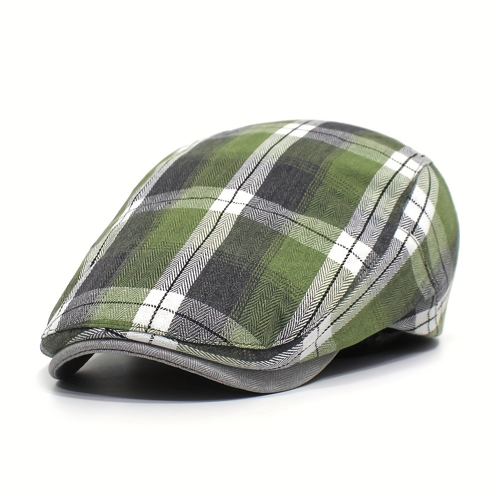 Harrison | Classic Check Flat Cap