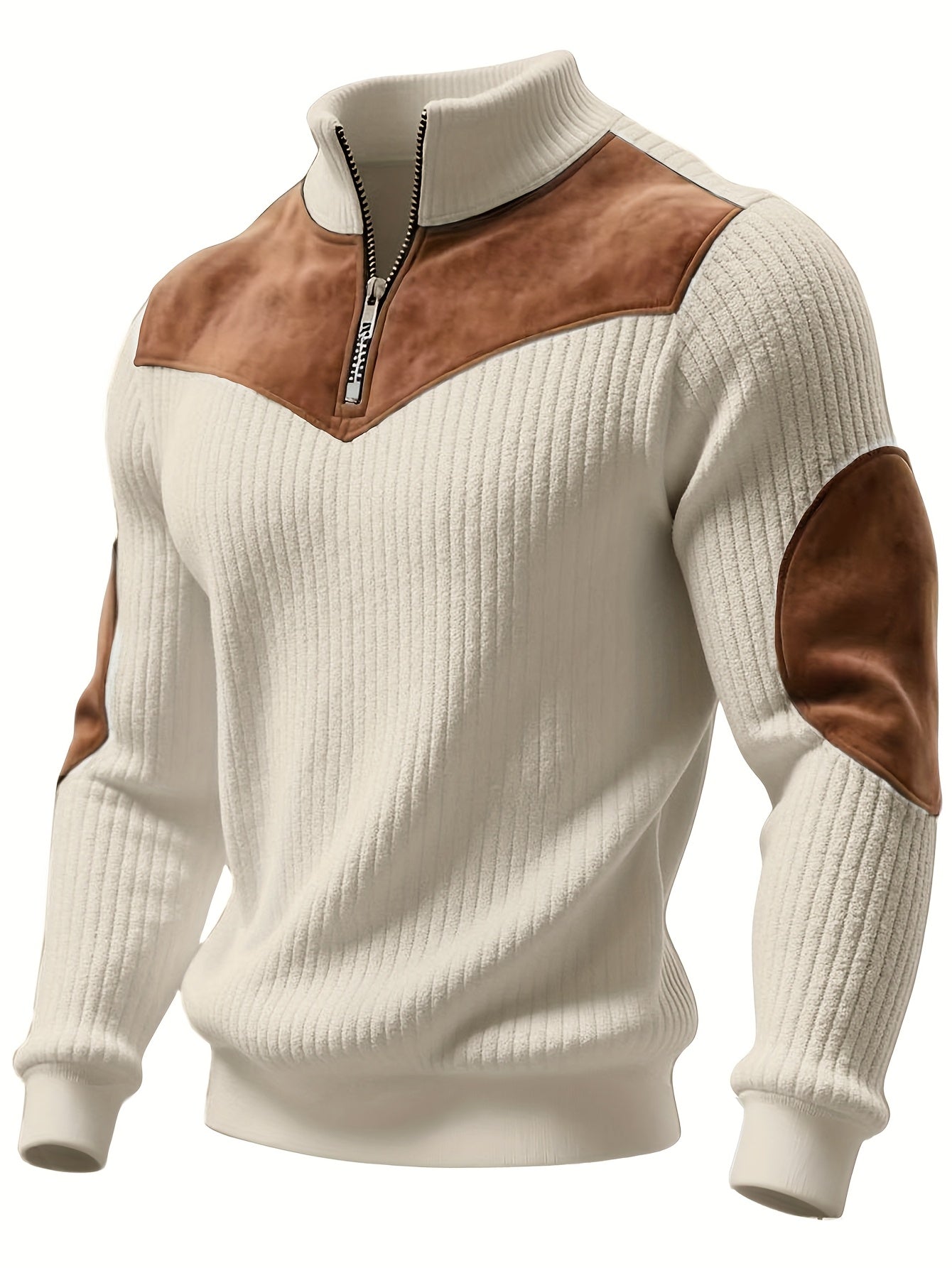 Refined Half-Zip Sweater for Effortless Style