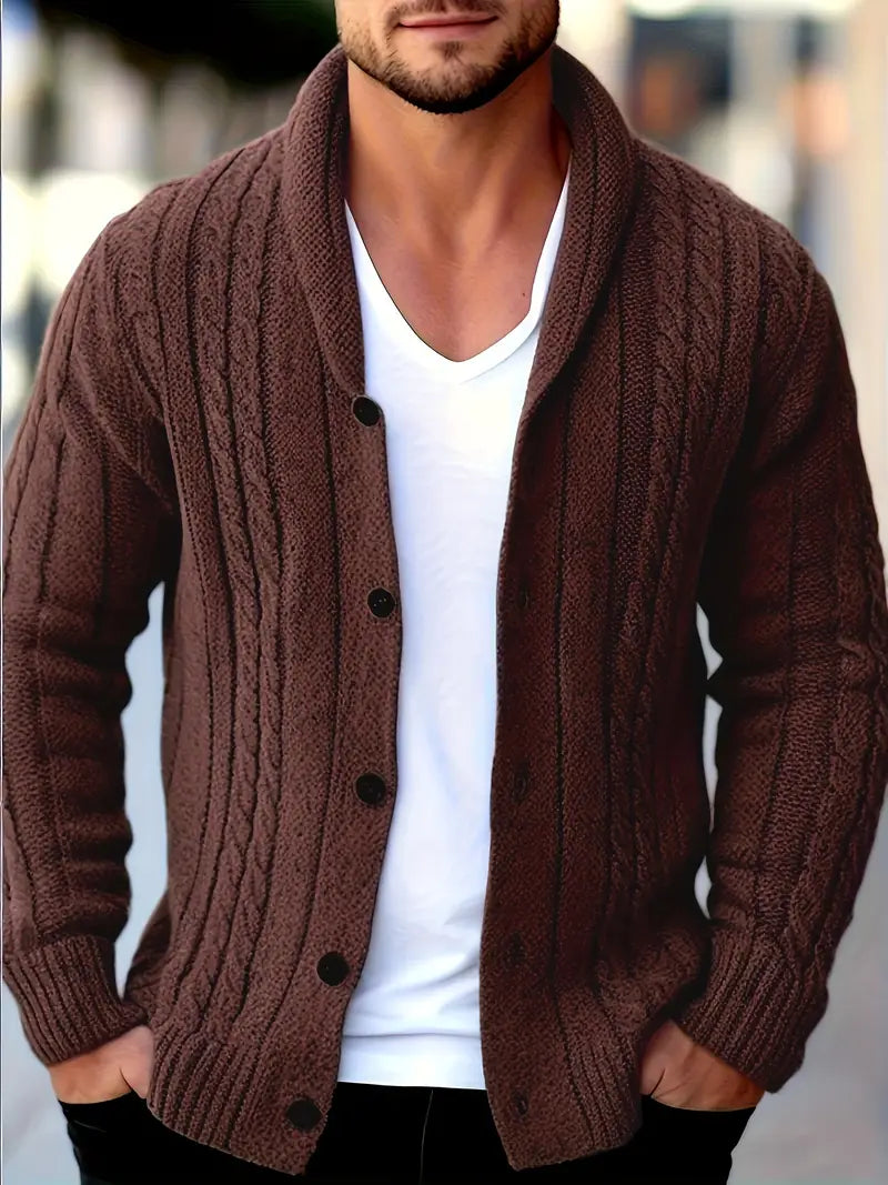William | Classic Knit Button Cardigan