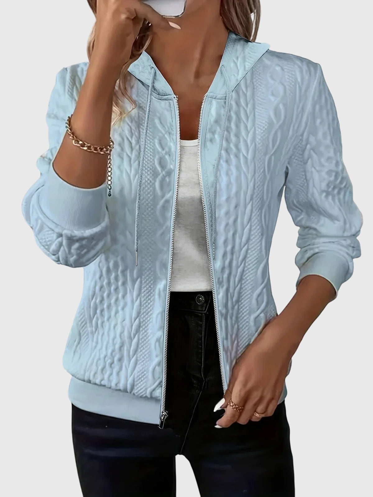 Penelope | Hoodie with Zipper