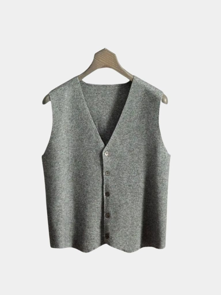 Soren | Cashmere Cardigan Vest