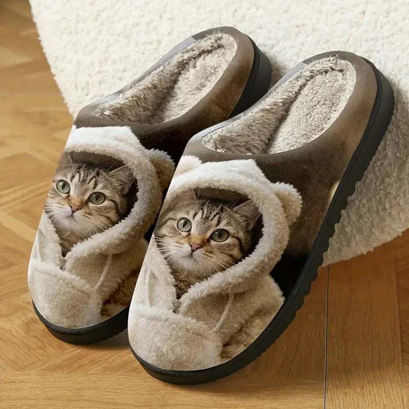 Colette | Cozy Cat Home Slippers