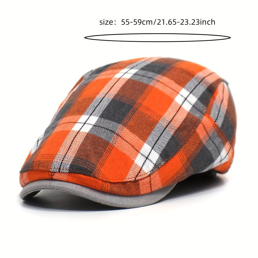 Harrison | Classic Check Flat Cap