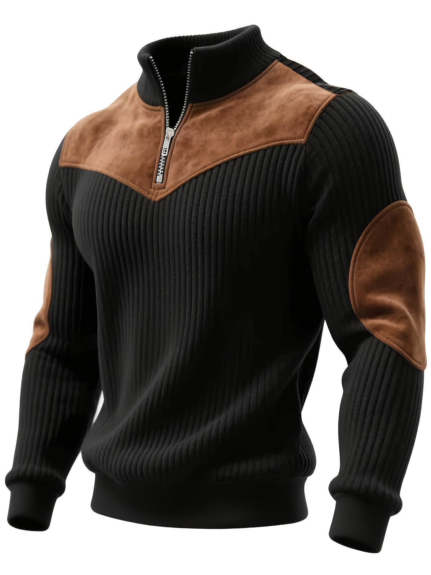 Refined Half-Zip Sweater for Effortless Style