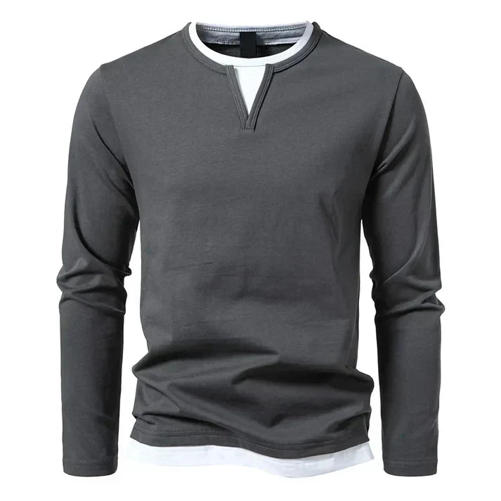 Mason | Classic Cotton Longsleeve with Timeless Appeal