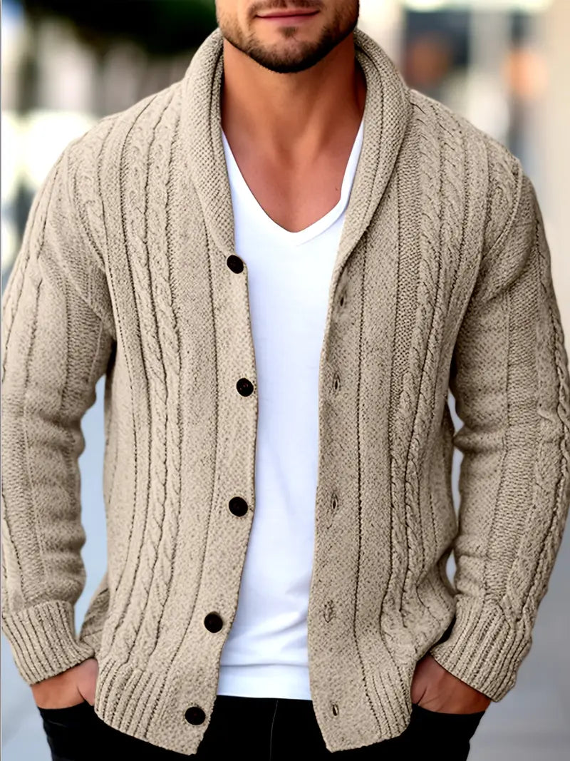 William | Classic Knit Button Cardigan