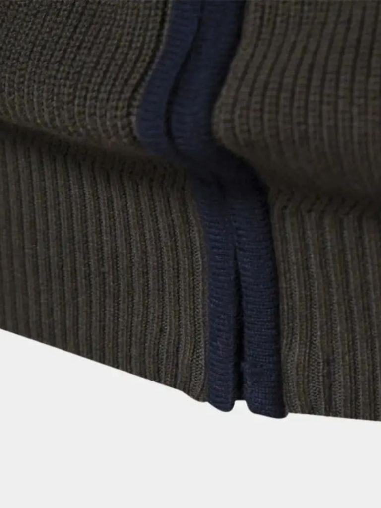 Niall | Essential Knit Zipper Sweater