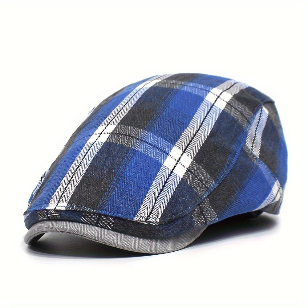 Harrison | Classic Check Flat Cap