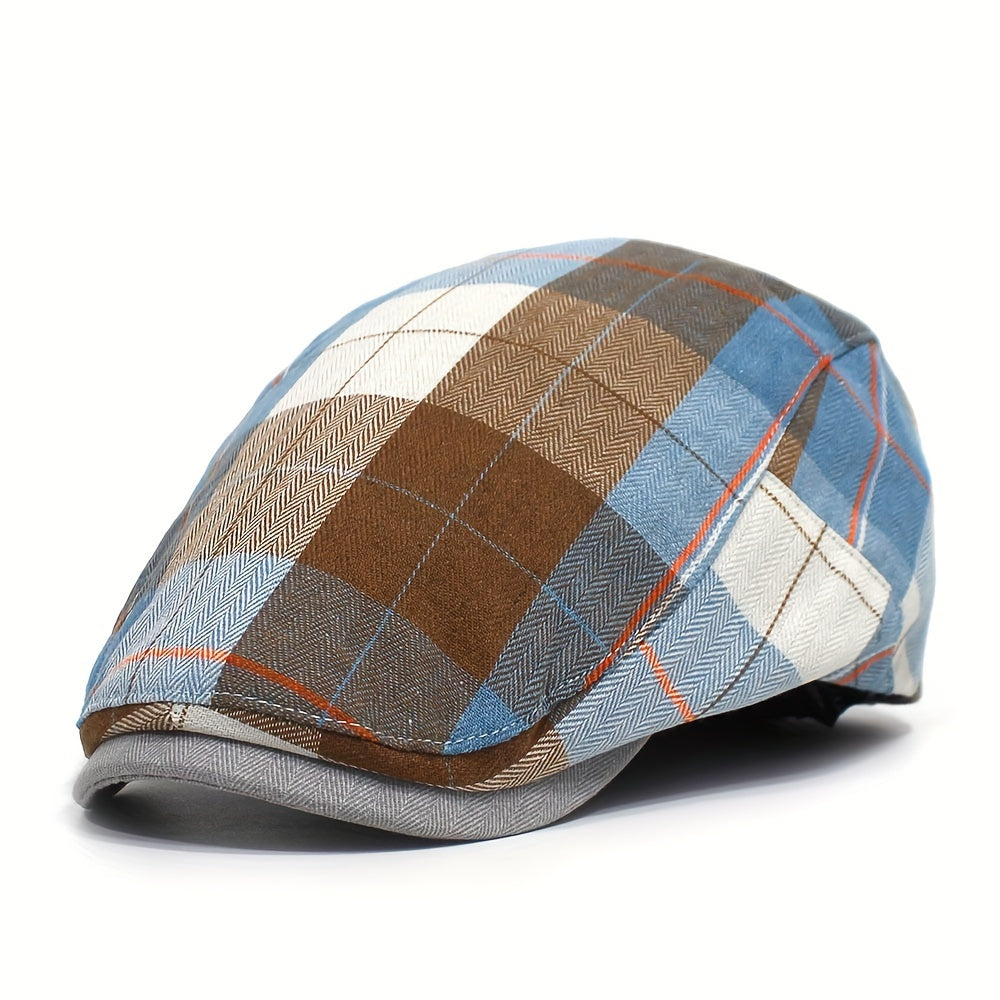 Harrison | Classic Check Flat Cap