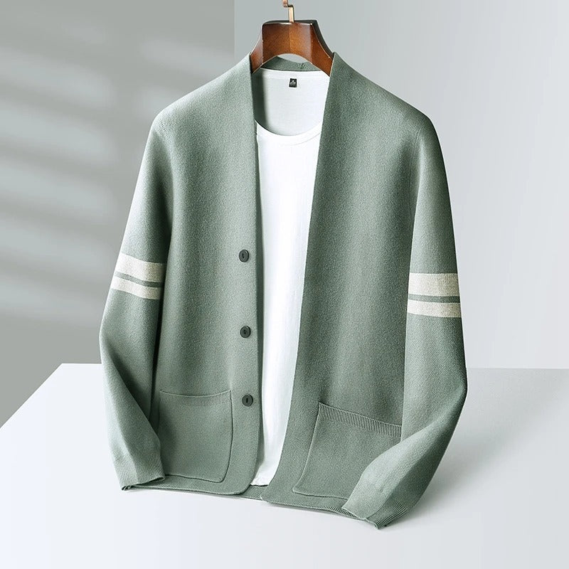 Balanced Merino Cardigan Layer