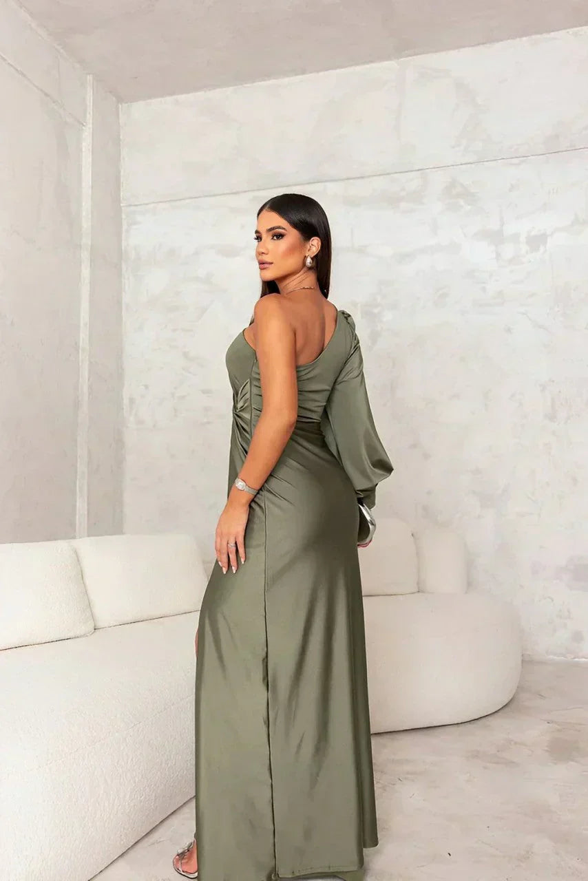 Lucinda | One-Shoulder Evening Maxi Dress