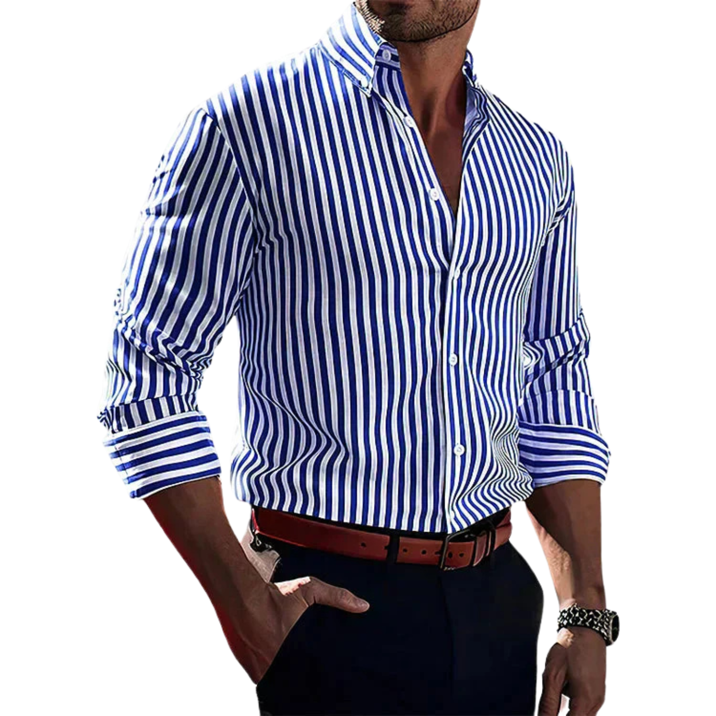 Logan | Confidence Striped Shirt