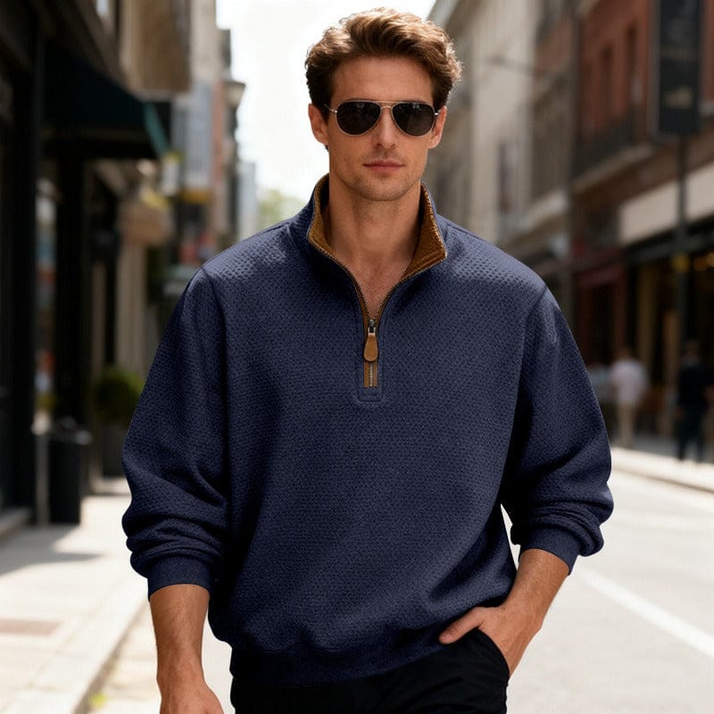 Grounded Waffle Knit Pullover