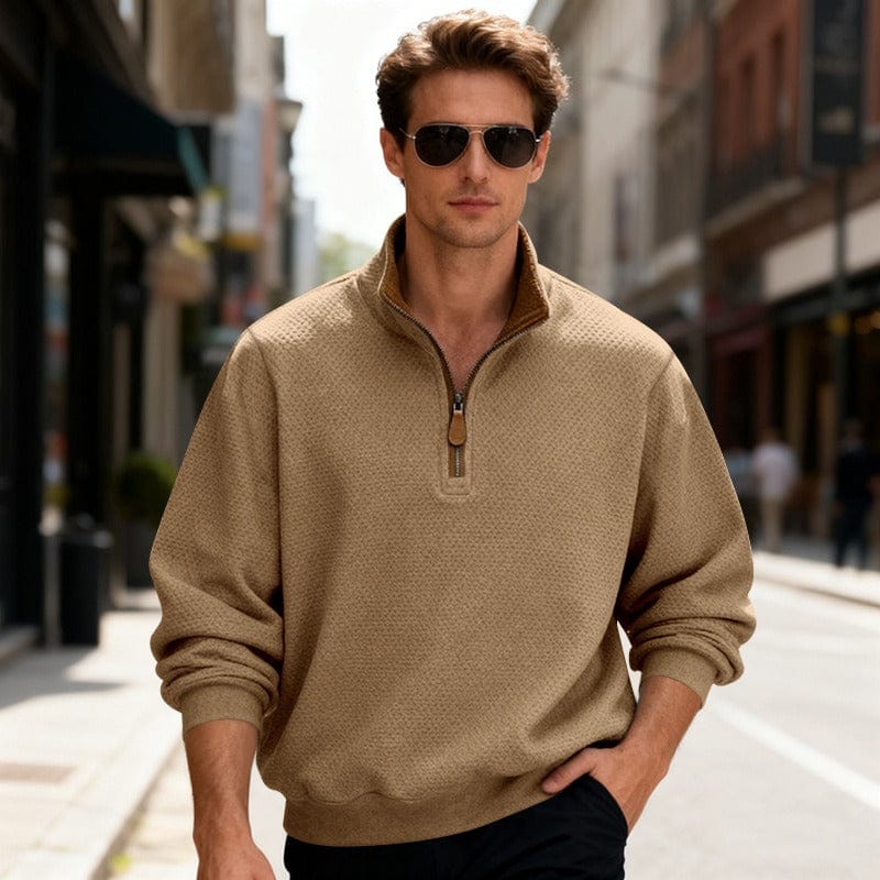 Grounded Waffle Knit Pullover