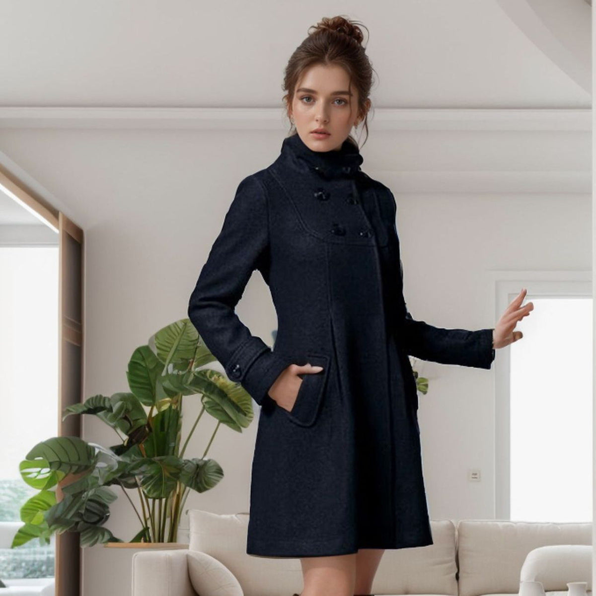 Harper | Refined Hooded Scarf Layer