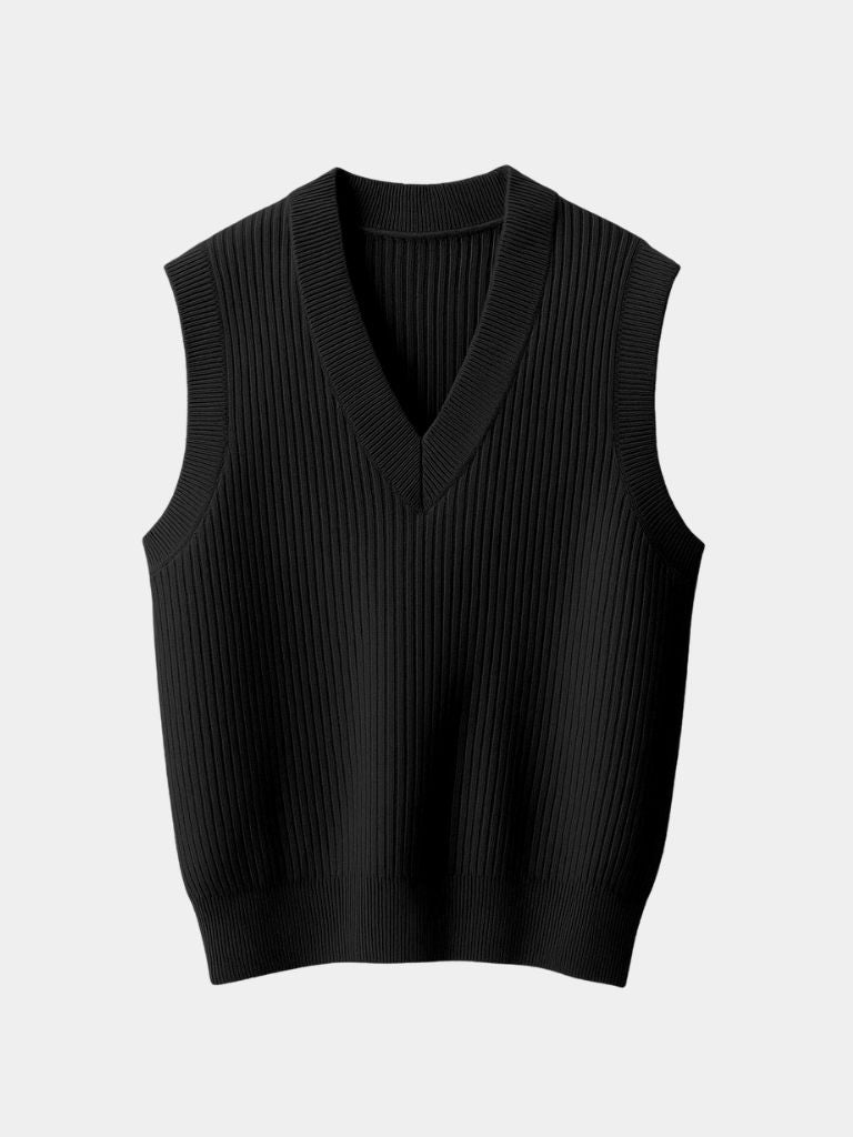 Onyx | Knit Vest Waistcoat