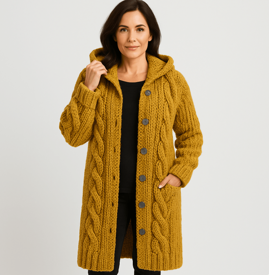 Serenity | Elegant Long Knit Coat