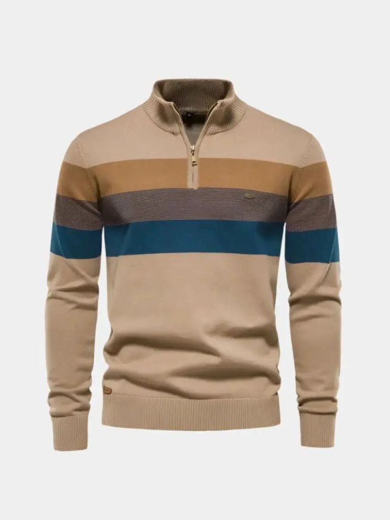 Thoren | Minimalist High Collar Sweater