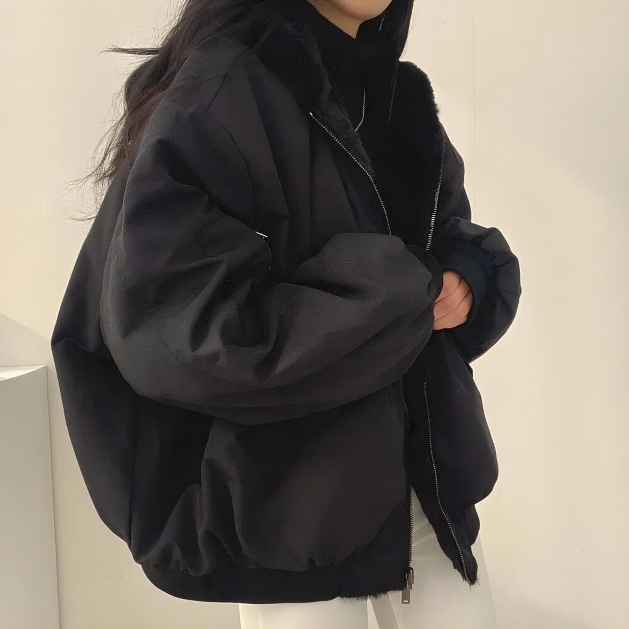 Sofia | Teddy Wool Hoodie