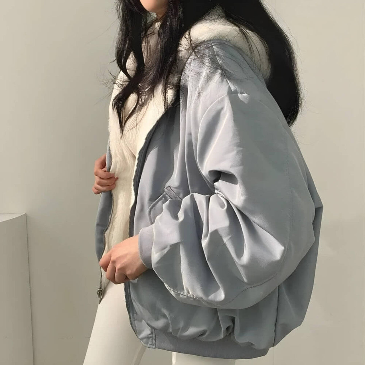 Sofia | Teddy Wool Hoodie