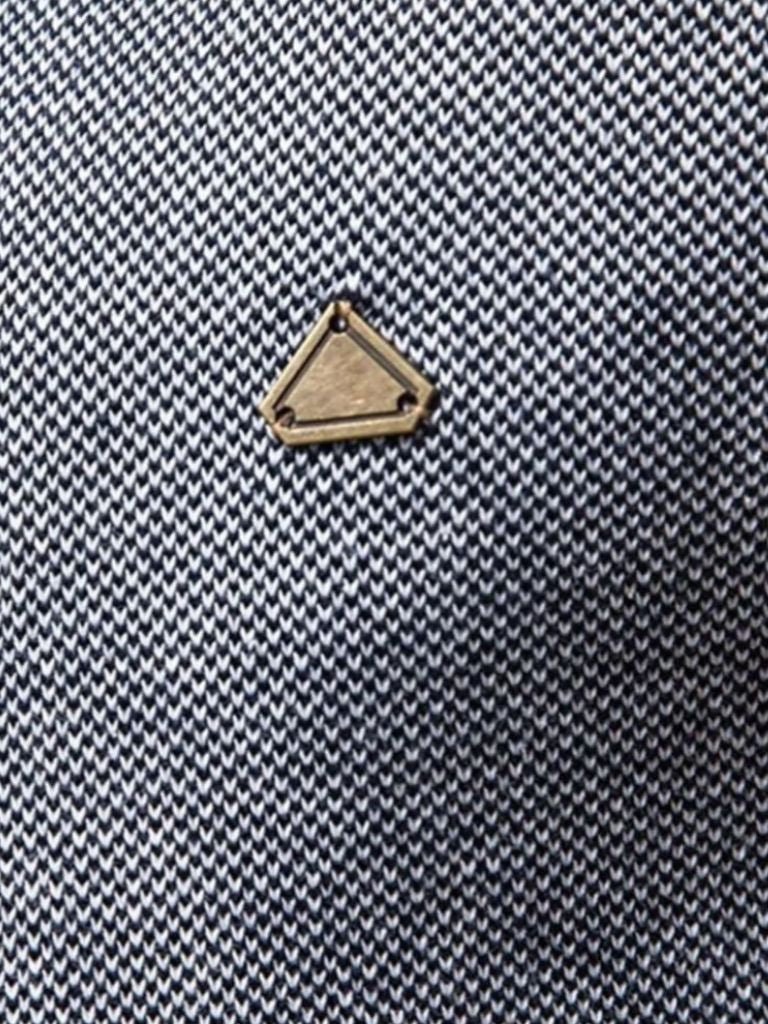 Ivar |Zipper Color Block Standing Collar Cardigan Sweater