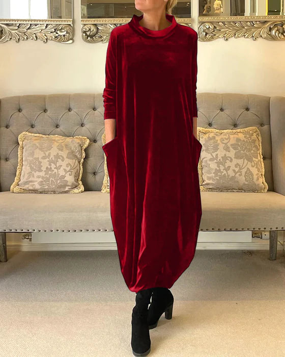 Lucienne | Velvet Evening Elegance Dress