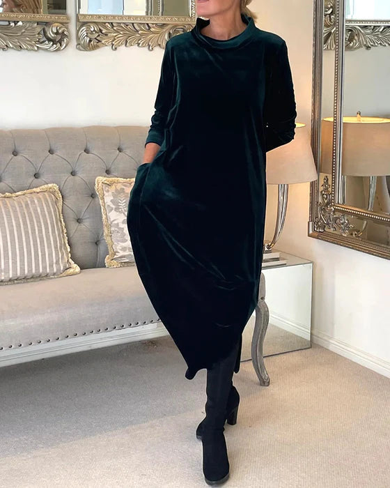 Lucienne | Velvet Evening Elegance Dress