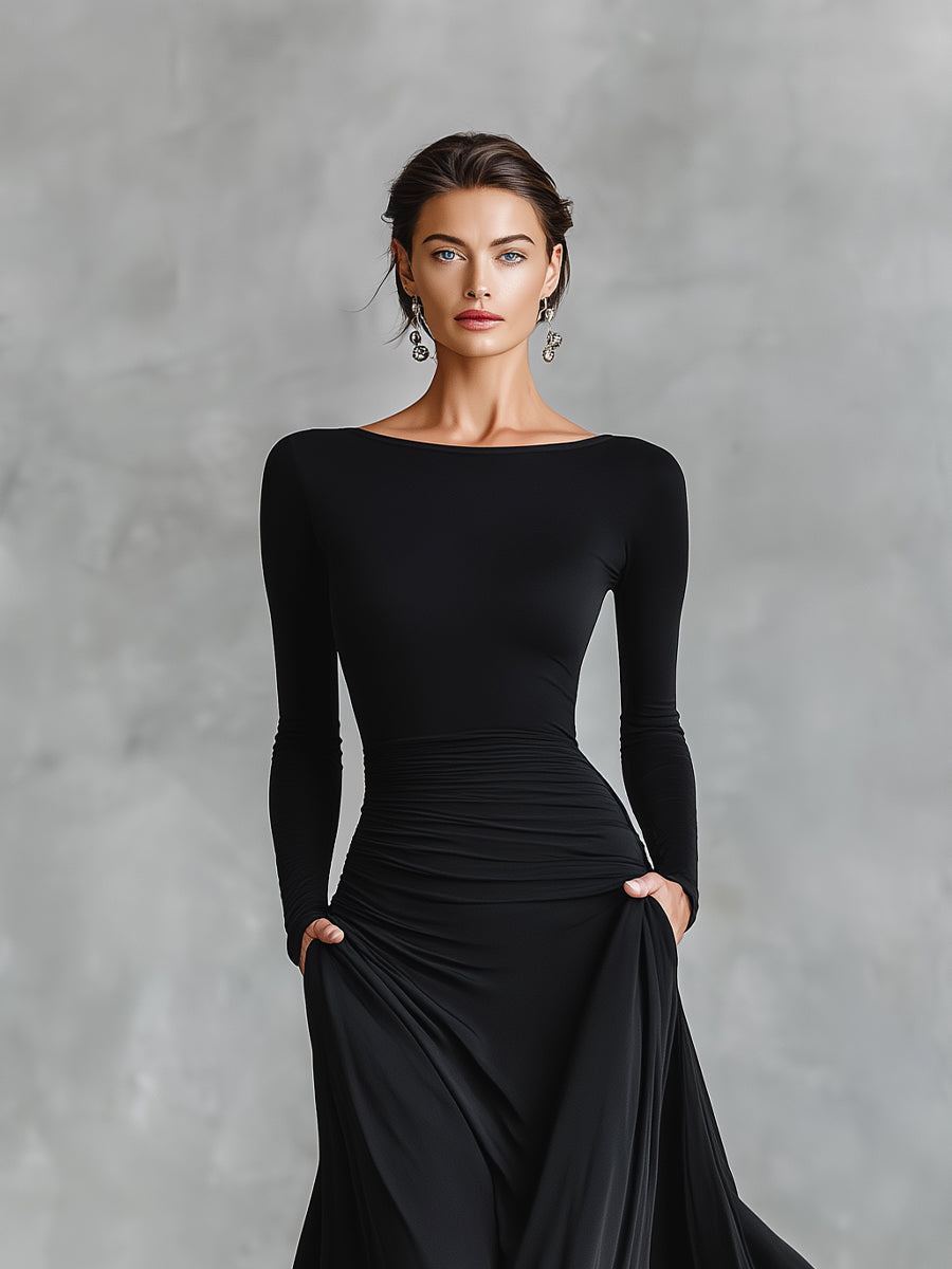 Elodie | Soft Turtleneck Fringe Dress