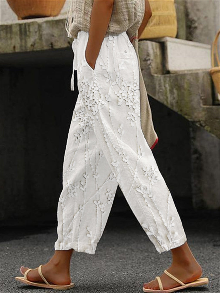 Verity | Vine Printed Trousers