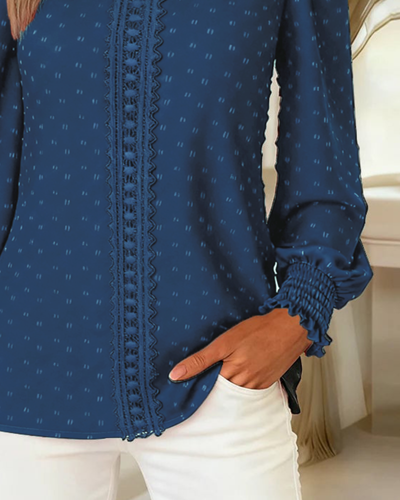 Aubrey | Elegant Lifted Sleeve Blouse