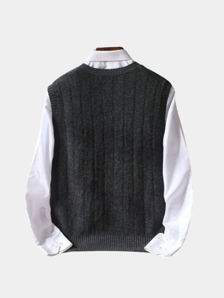 Merino|  Wool Pullover Sweater Vest