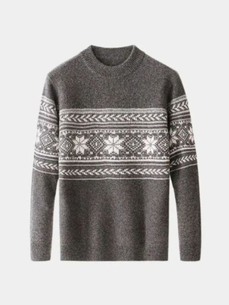 Darian | Wool Fair Isle Pullover Sweater Jumper