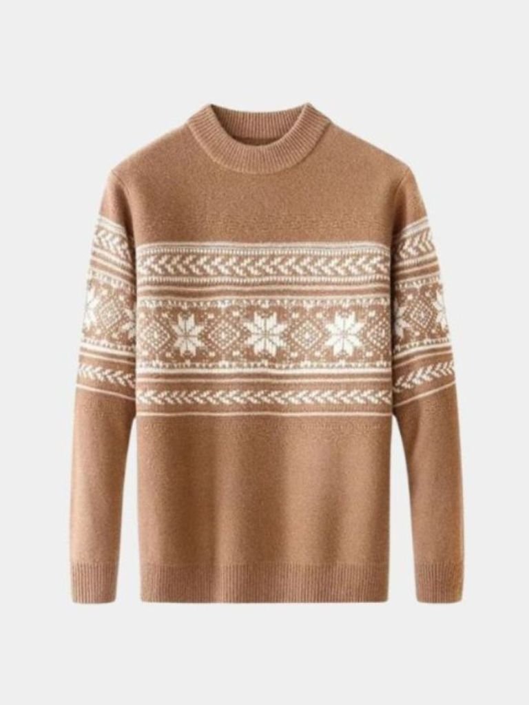 Darian | Wool Fair Isle Pullover Sweater Jumper