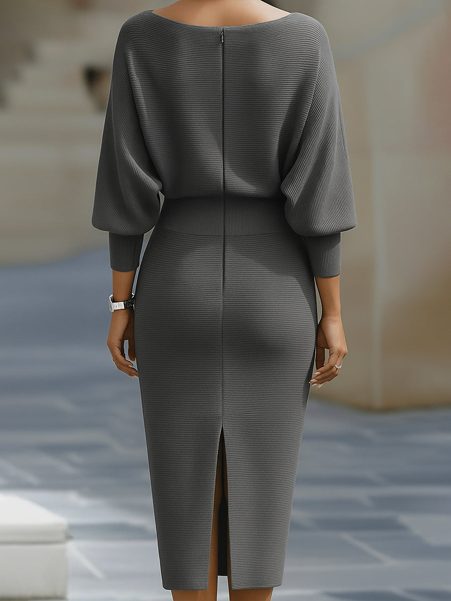 Kaitlyn | Serene Cowl Neck Elegance Dress