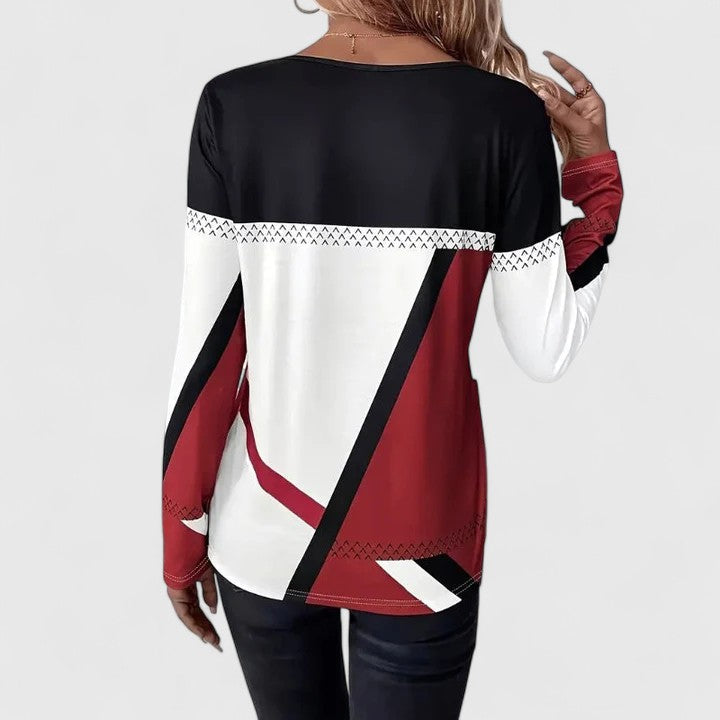 Isabella | Elegant Printed Sweater