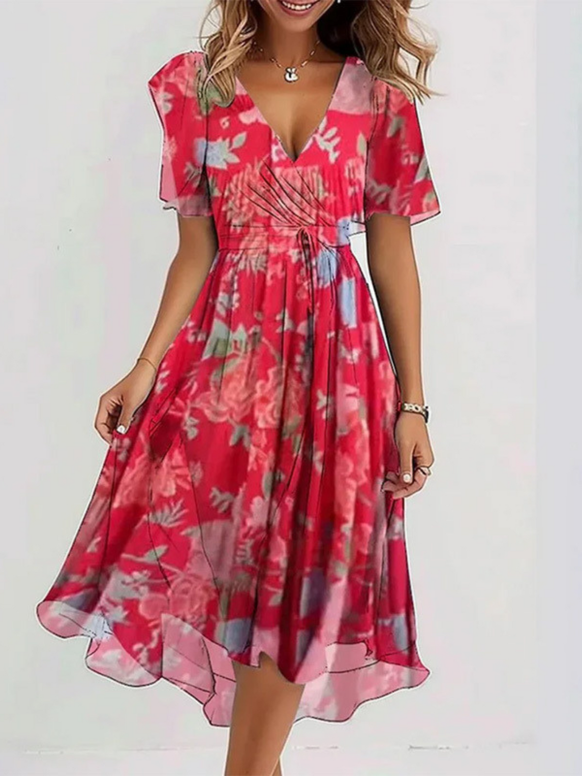 Stella | Breezy Boho Belly-Cover Summer Dress
