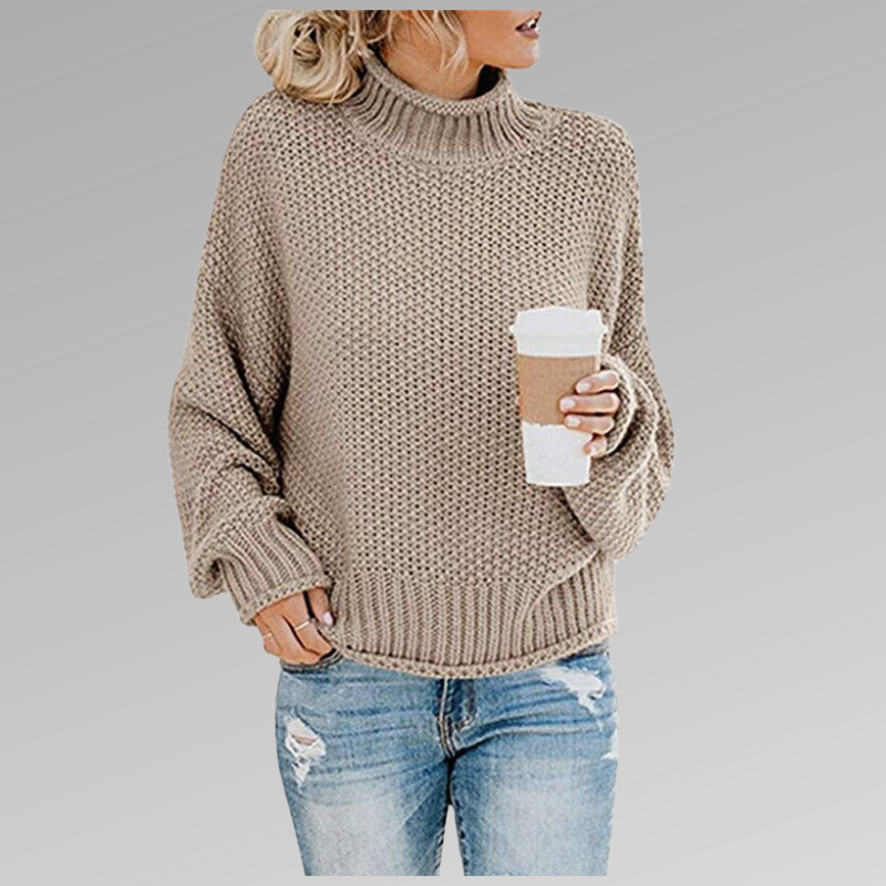 Valerianne | Luxe High-Neck Sweater