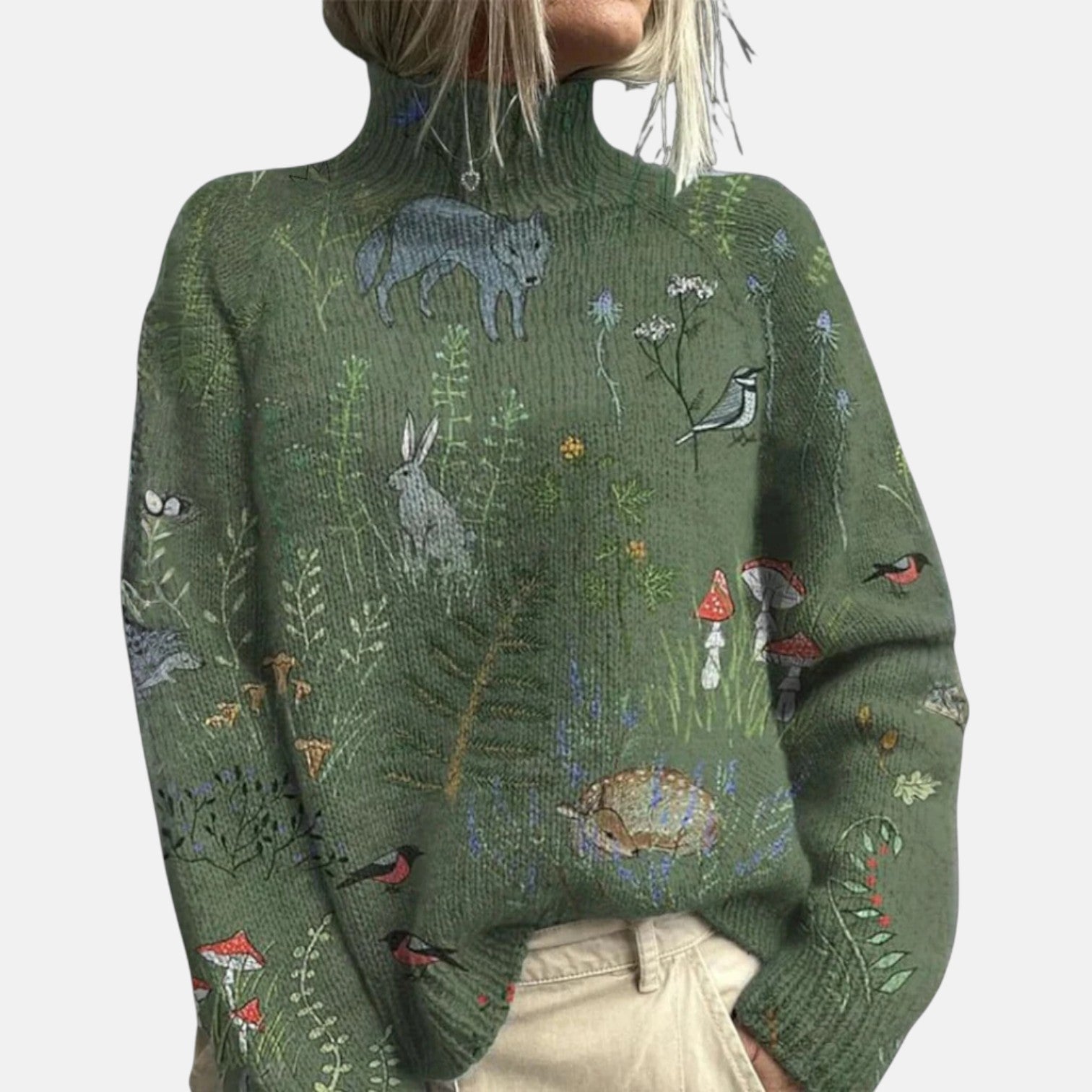 Aimelie | Elegant Nature-Inspired Sweater