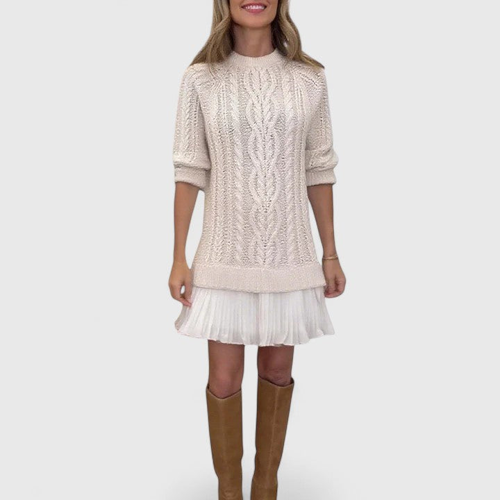Ashlyndora | Effortless Elegance Sweater Dress