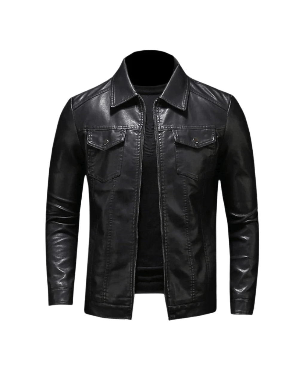 Ethan | Vintage Vegan Leather Jacket