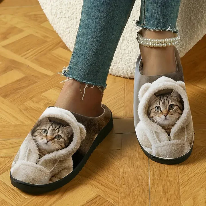 Colette | Cozy Cat Home Slippers