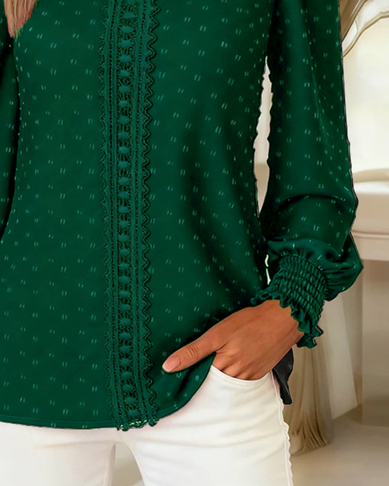Aubrey | Elegant Lifted Sleeve Blouse