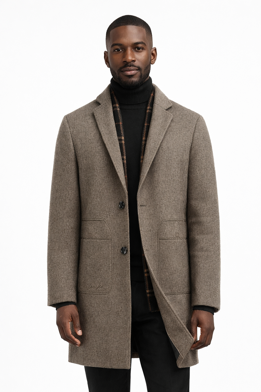 Julian Refined Classic Wool Overcoat