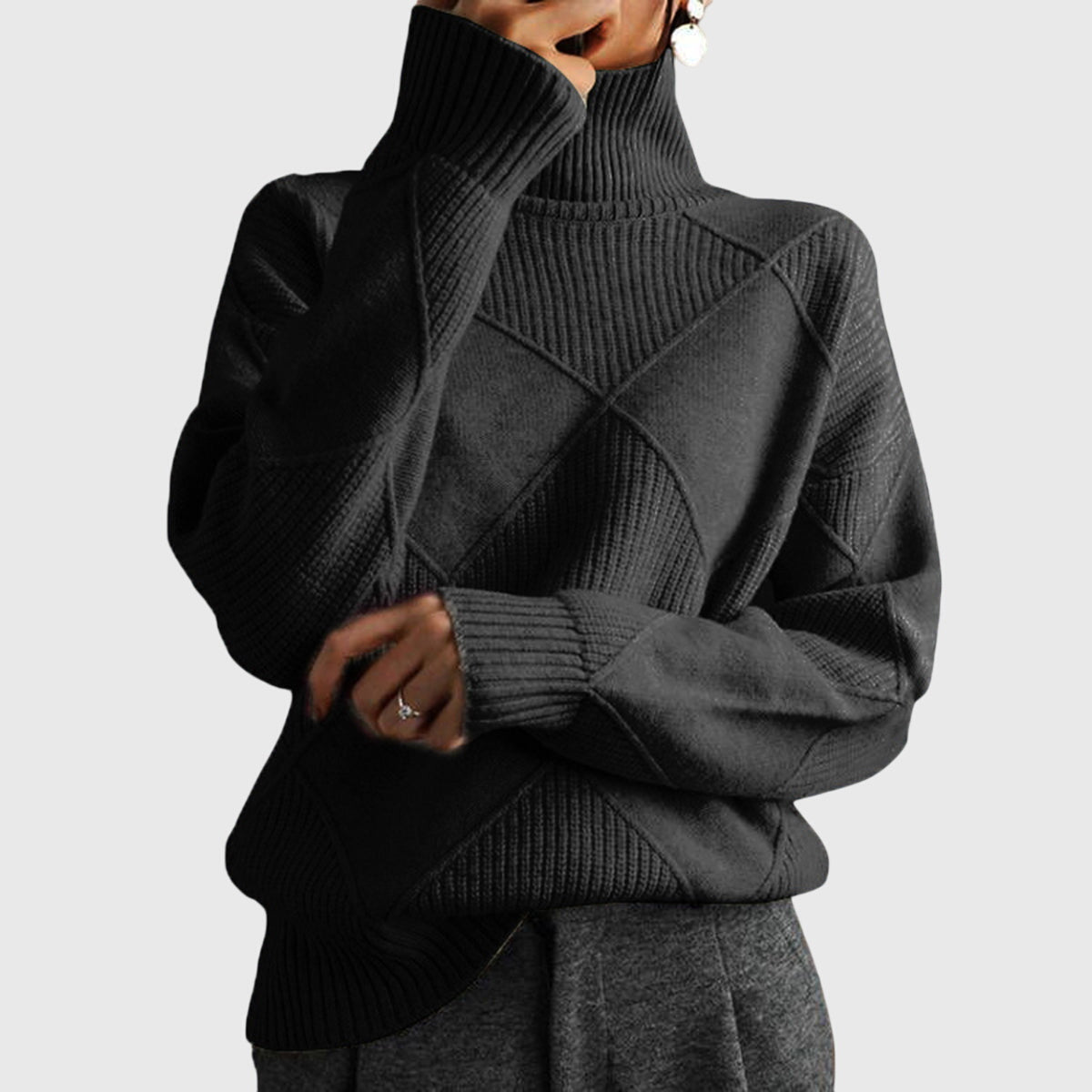Angela| Elegant Knit Pullover