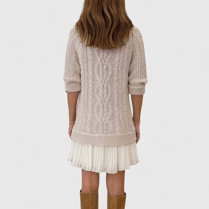 Ashlyndora | Effortless Elegance Sweater Dress