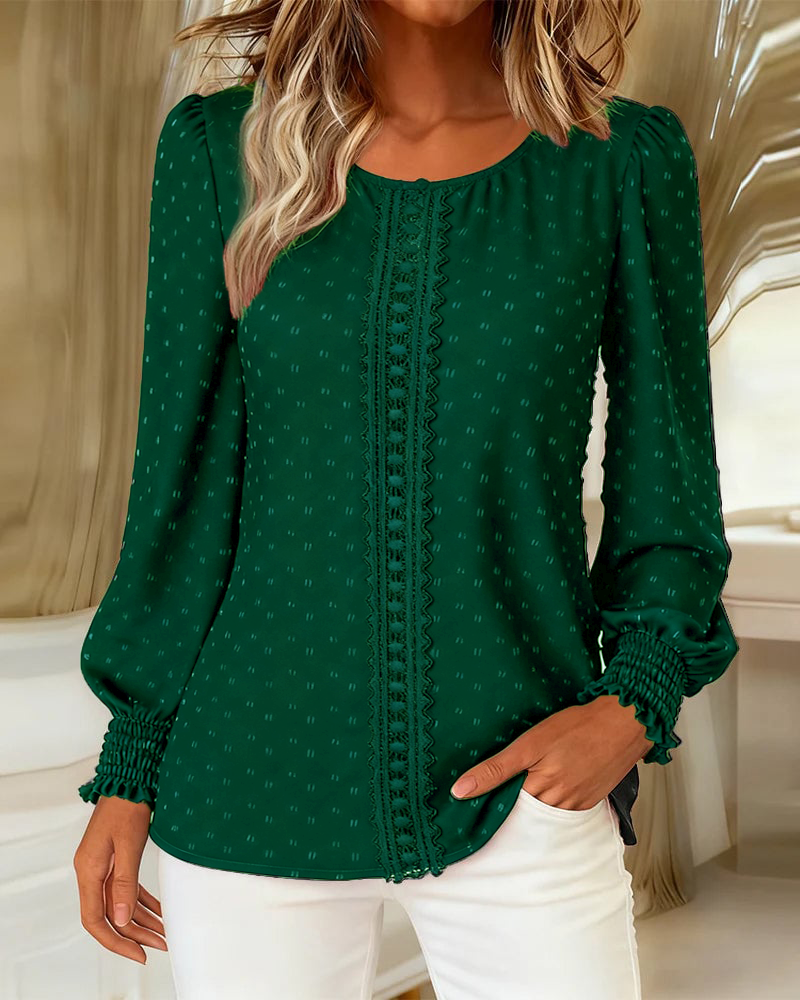Aubrey | Elegant Lifted Sleeve Blouse