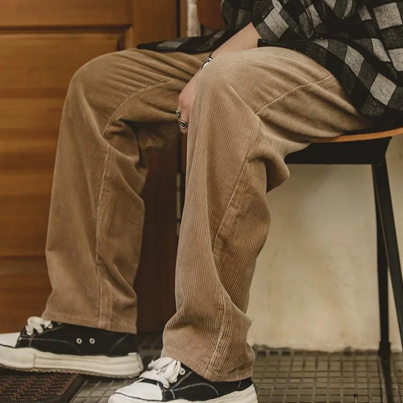 Retro | Wide-Leg Corduroy Trousers