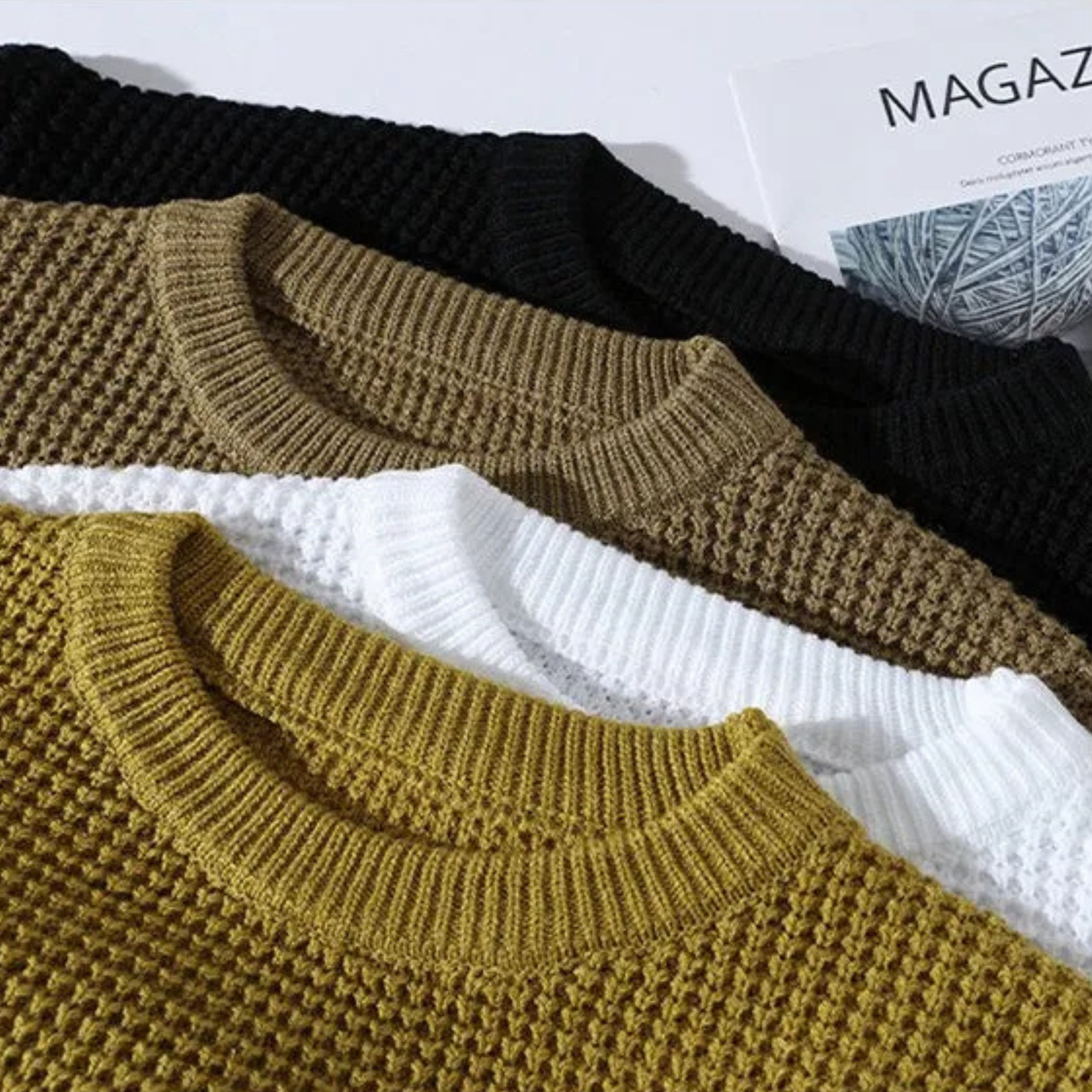 Benjamin | Honeycomb Knit Sweater